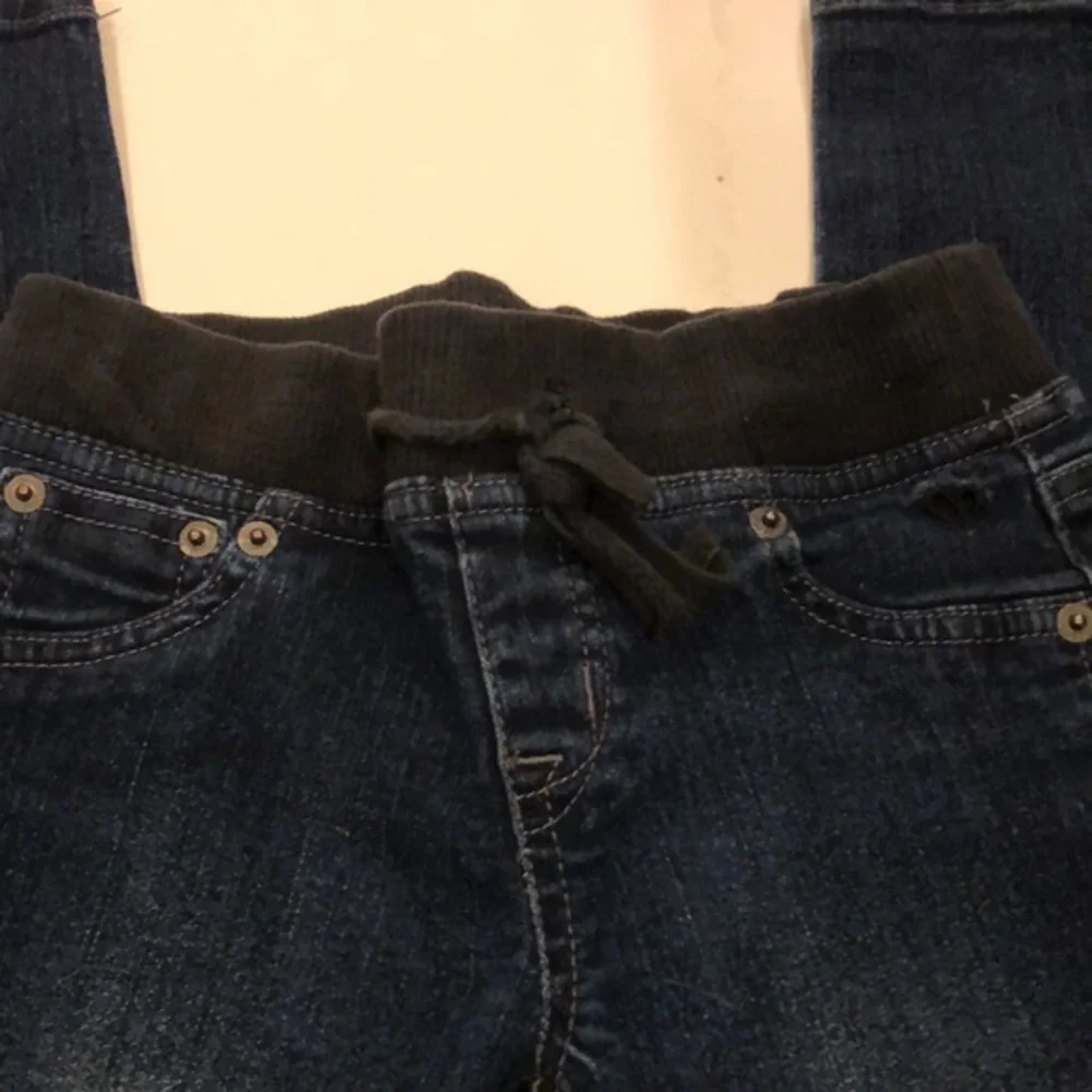 Justice pull on drawstring‎ jeans size 10R girls. K#7